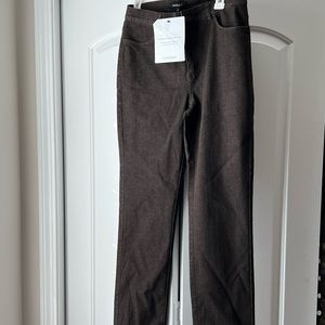 Lafayette 148 Brown Straight Leg Jeans